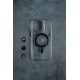 iPhone 15 PRO [Model] Lens Koruyuculu Şeffaf Kılıf, Manyetik, Çerçeve